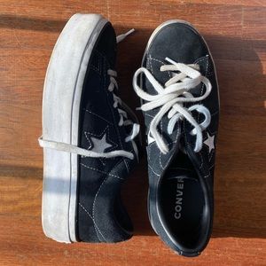 PLATFORM CONVERSE BLACK